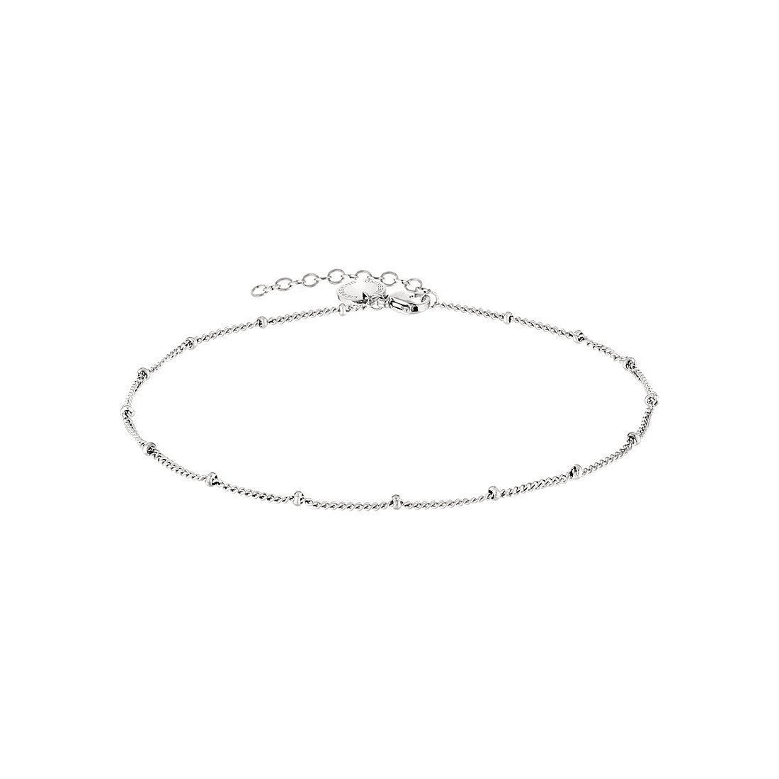 Elegant Liebeskind Berlin Silver-Coloured Stainless Steel Anklet with Lobster Clasp